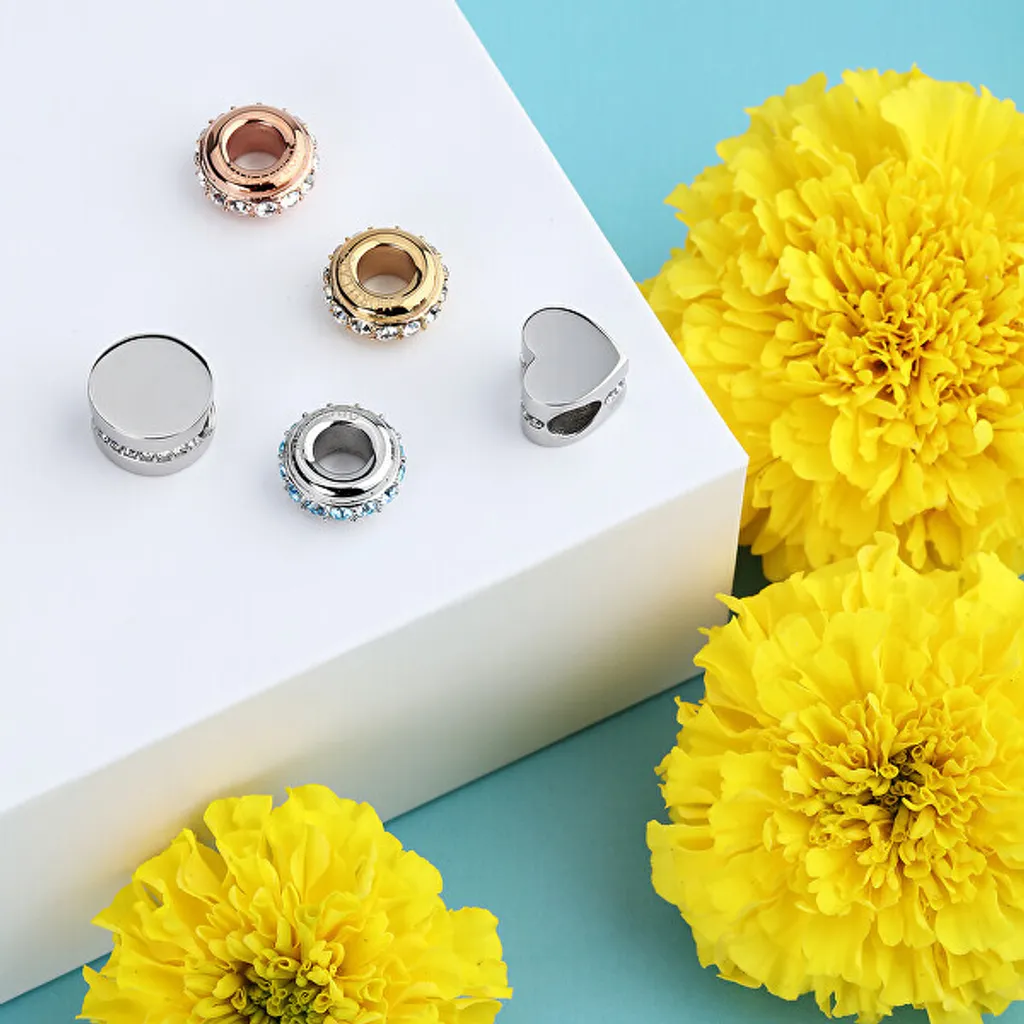 Charm Morellato Drops SCZ1250: Perla in Acciaio e Cristalli Lucenti
