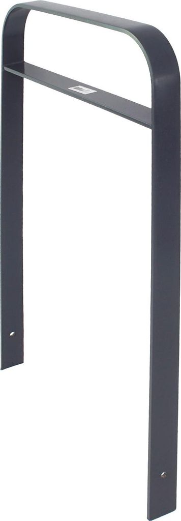 Fahrradanlehnbügel 115 x 76 cm Flachstahl 13 mm Anthrazit Einbetonieren Fahrradständer Parker Typ H