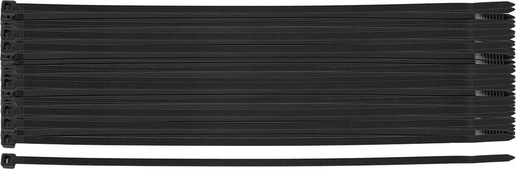 NEO TOOLS 100 Fascette Nylon Nero 300x4,8mm - Extra Tenuta 40kg UV