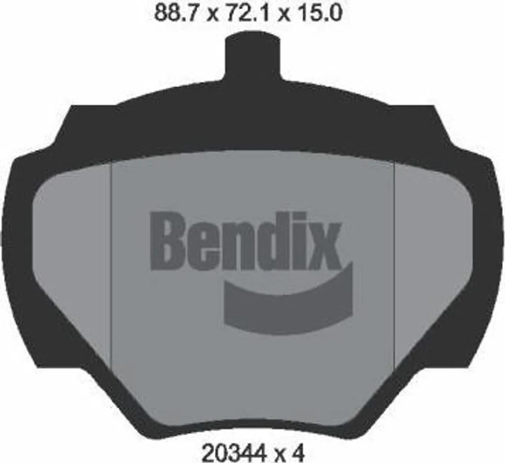 BPD1697 BENDIX : Plaquettes de Frein sans Bruit pour Defender GBP266