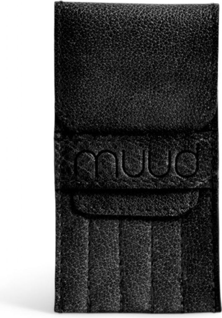 muud Eva Ledertasche Nadeletui schwarz