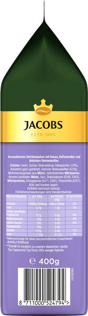 JACOBS Typ Cappuccino Choco So Leicht mit Milka Geschmack Produktbild 4