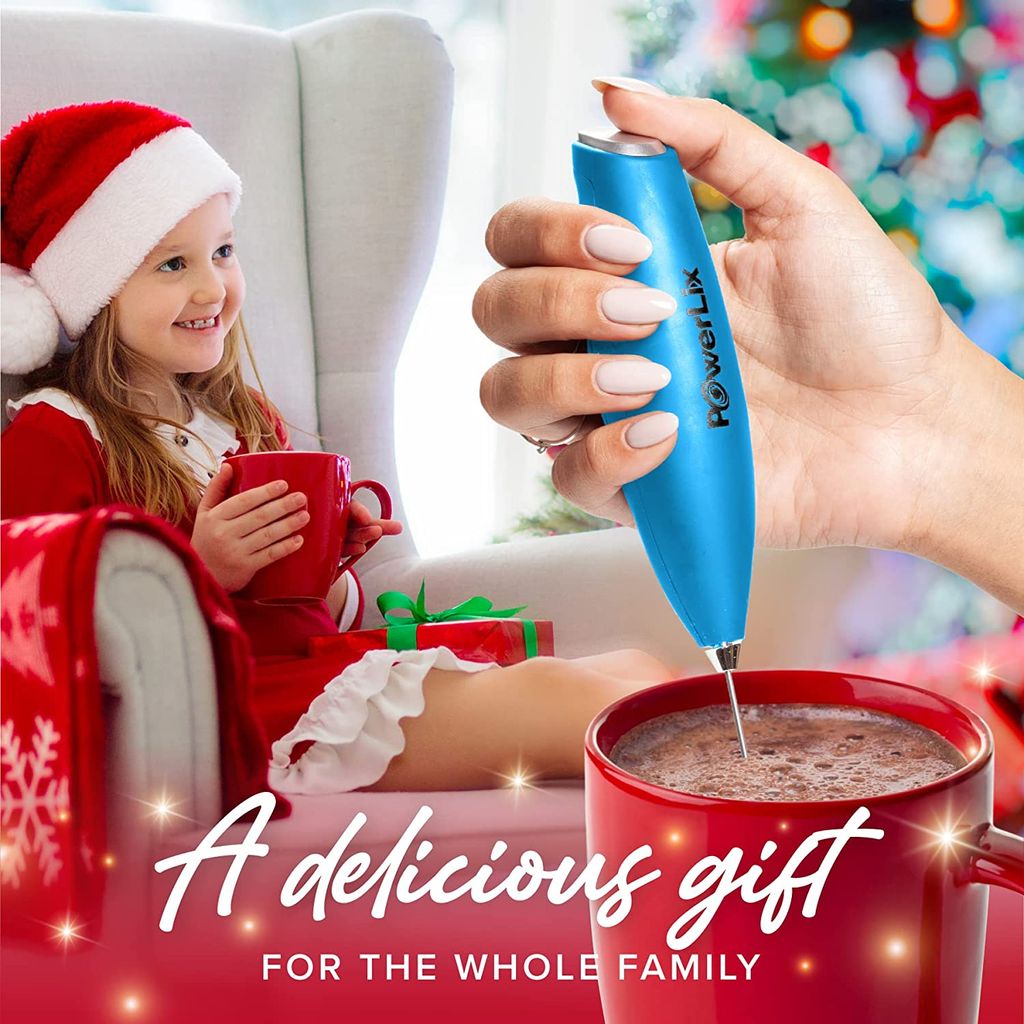 POWERLIX Pro 3-in-1 Milchschäumer Elektrisch - USB-C Wiederaufladbar