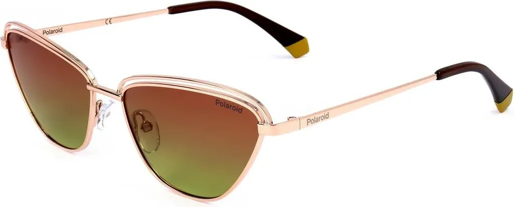 Lunettes de soleil polarisées Polaroid Pld 4102_S monture dorée fine