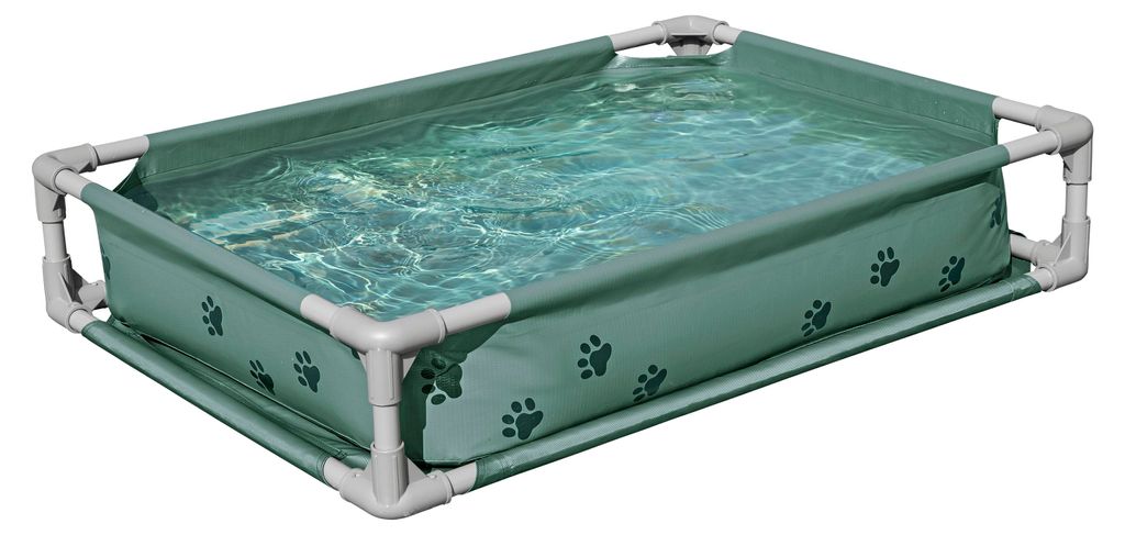 Bestway My First Frame Pool für Haustiere mit 2-in-1-Design 102 x 74 x 20 cm, eckig