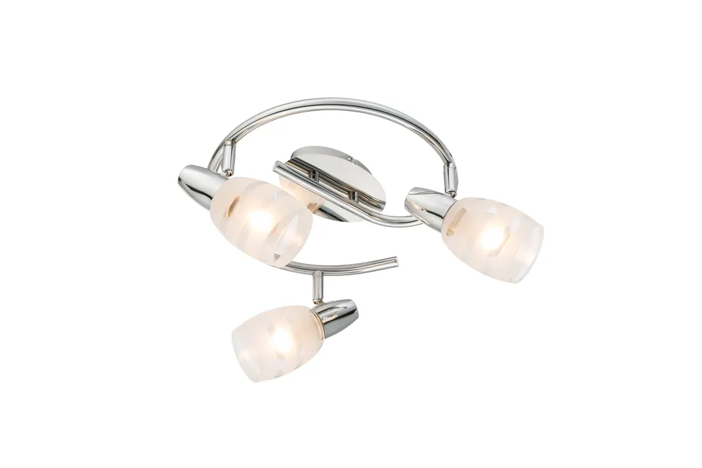 Plafoniera 3 Fiamme Globo 54985-3 | Faretto Soffitto Soggiorno Design