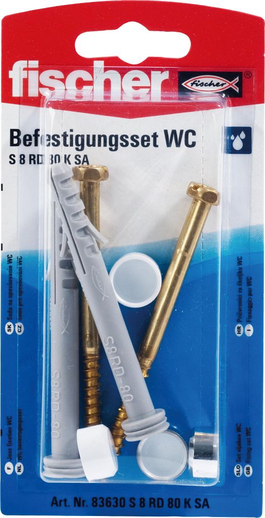 Fischer WC-Befestigung S 8 RD 80 K SA SB-SaMo 83630
