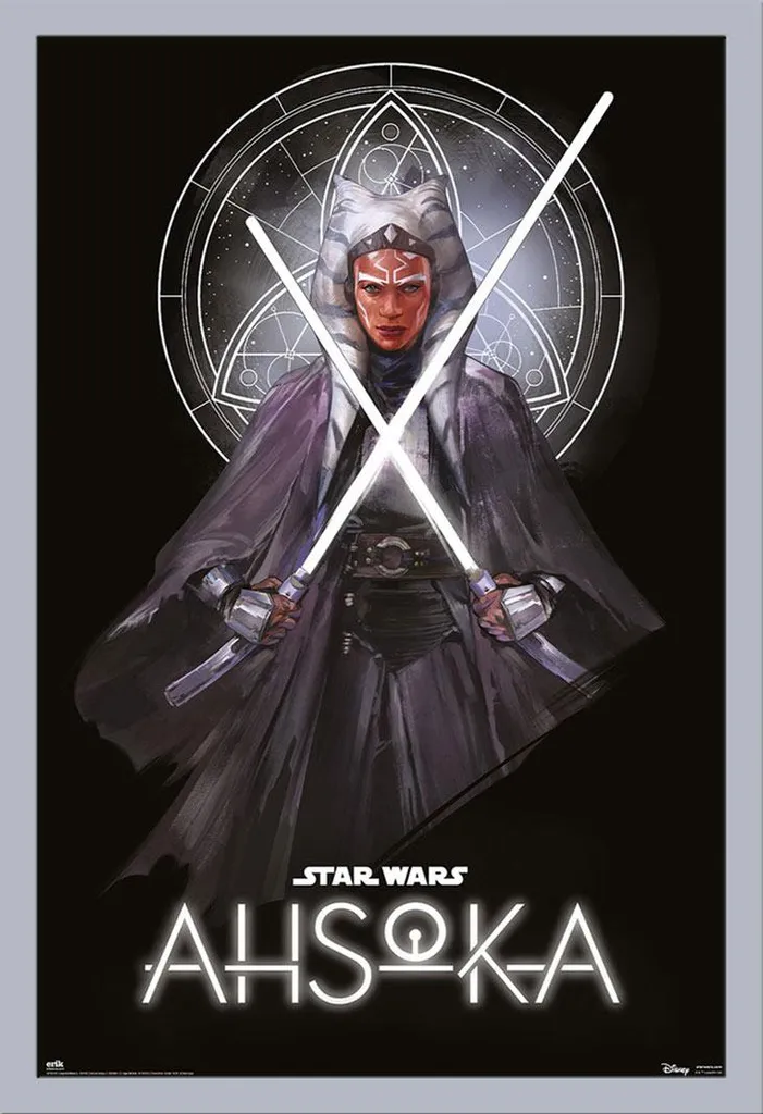 Idee Regalo Star Wars: Poster Ahsoka Incorniciato Shinsuke Argento