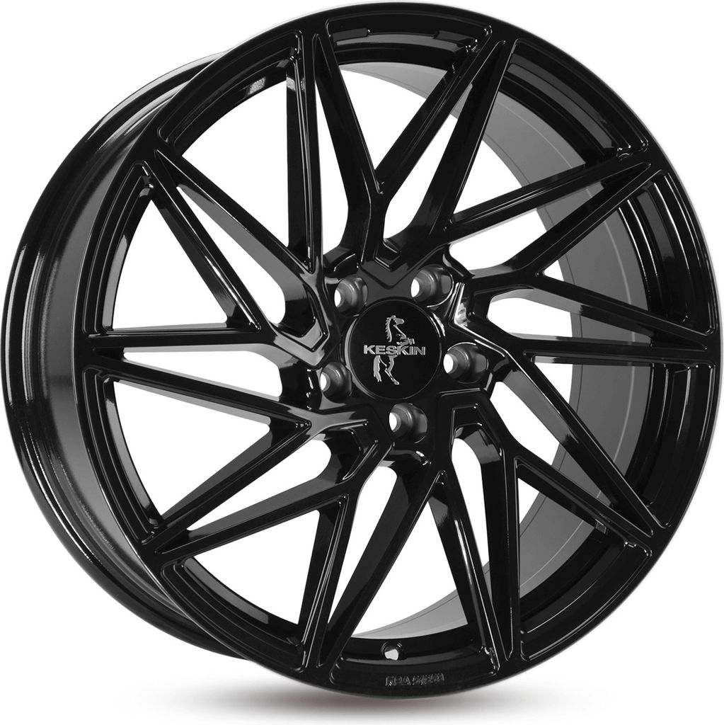 20 Zoll KESKIN KT20 5x120 ET35 Alufelgen BLACK PAINTED