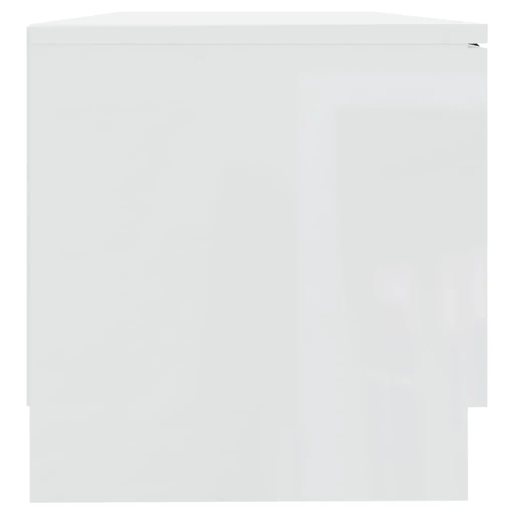 Supporto TV vidaXL 2 Pezzi 80x35x36,5 cm Bianco Lucido - Offerta - 9