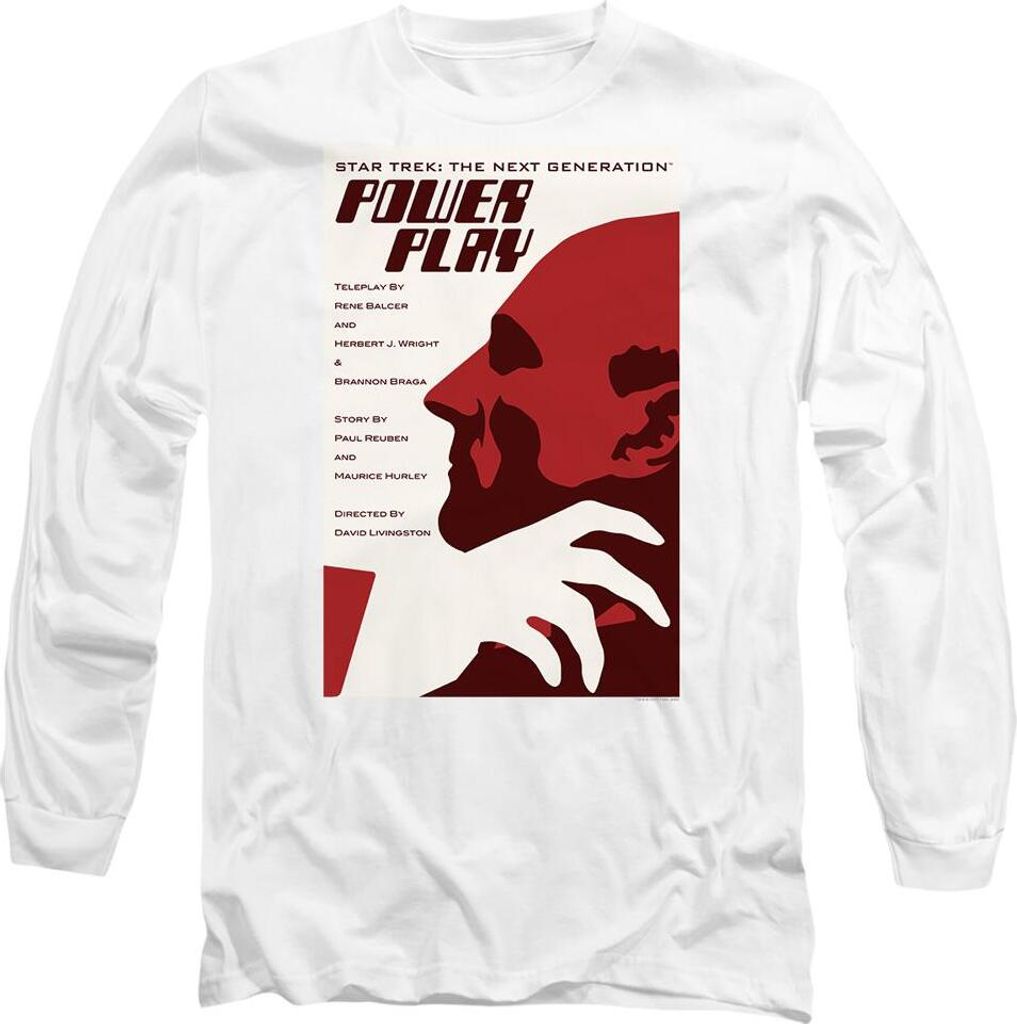 Star Trek - "The Next Generation Season 5 Episode 15" T-Shirt für Herren/Damen Uni TV10016 (M) (Weiß)