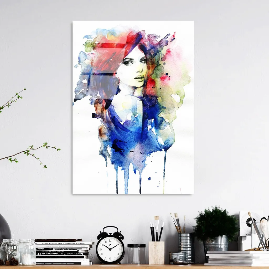 Wallity UV-294 Quadro in Vetro Temperato 50x70 | Arredo Moderno Lusso