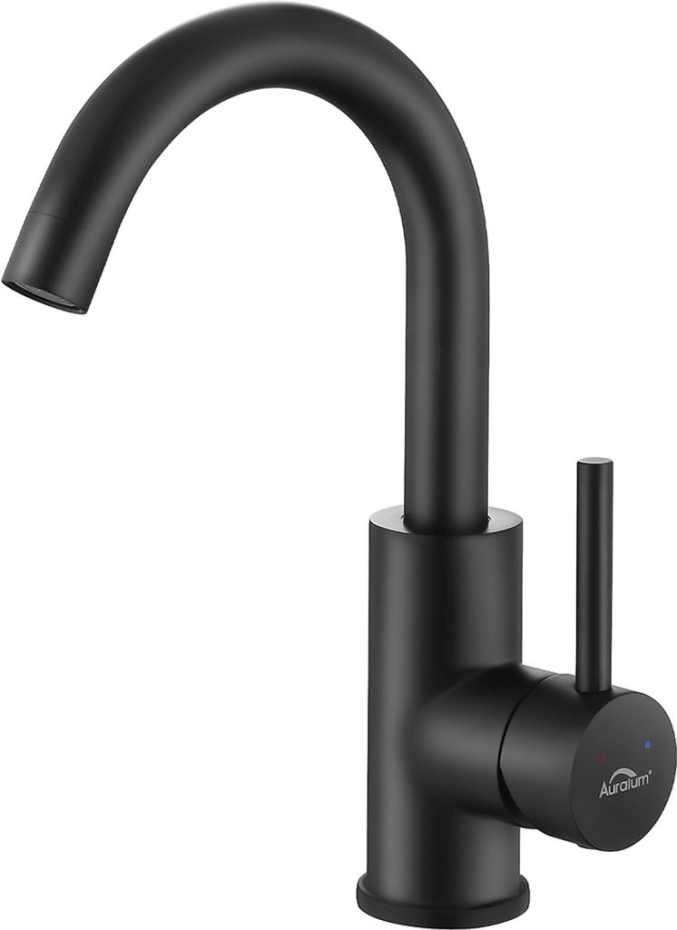 Auralum Wasserhahn 360° Drehbar Bad Armatur Waschbecken Produktbild 