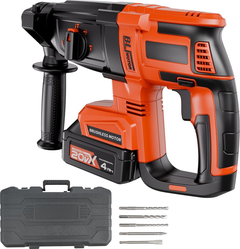 SucceBuy Marteau perforateur sans fil 20V SDS-Plus sans Image du produit 