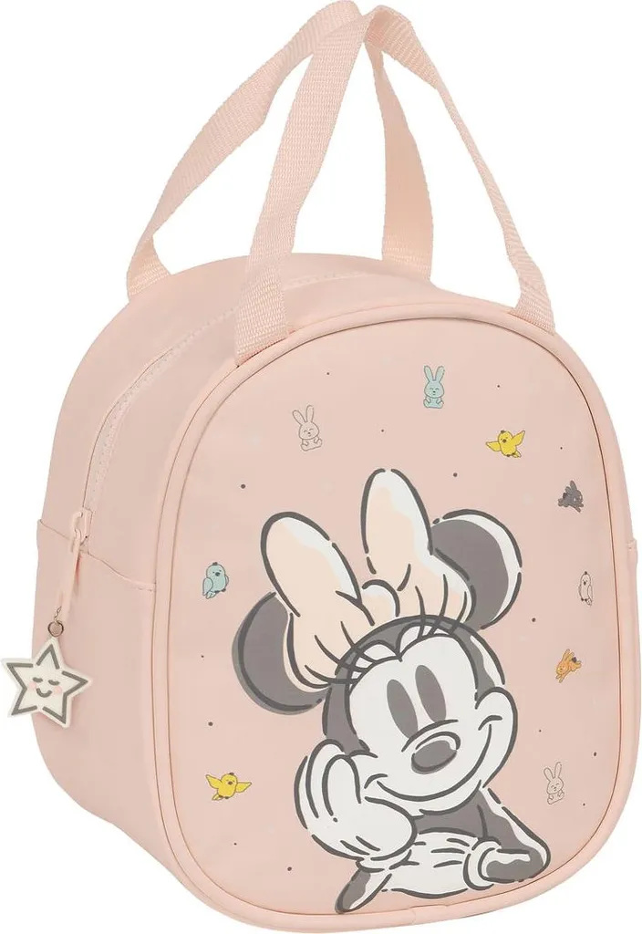 Minnie Mouse Borsa Termica Baby Pink 19x22x14 cm - Top per Asilo