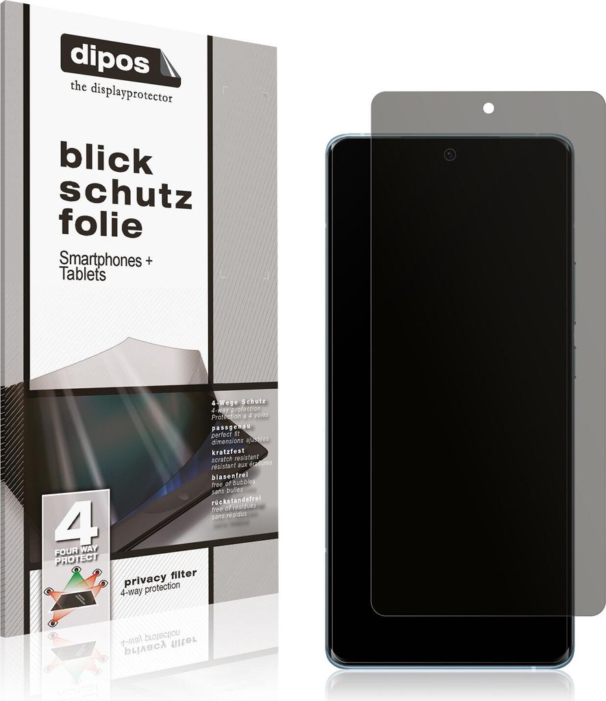 Blickschutzfolie für Vivo X60 matt Schutzfolie Folie Display Schutz dipos