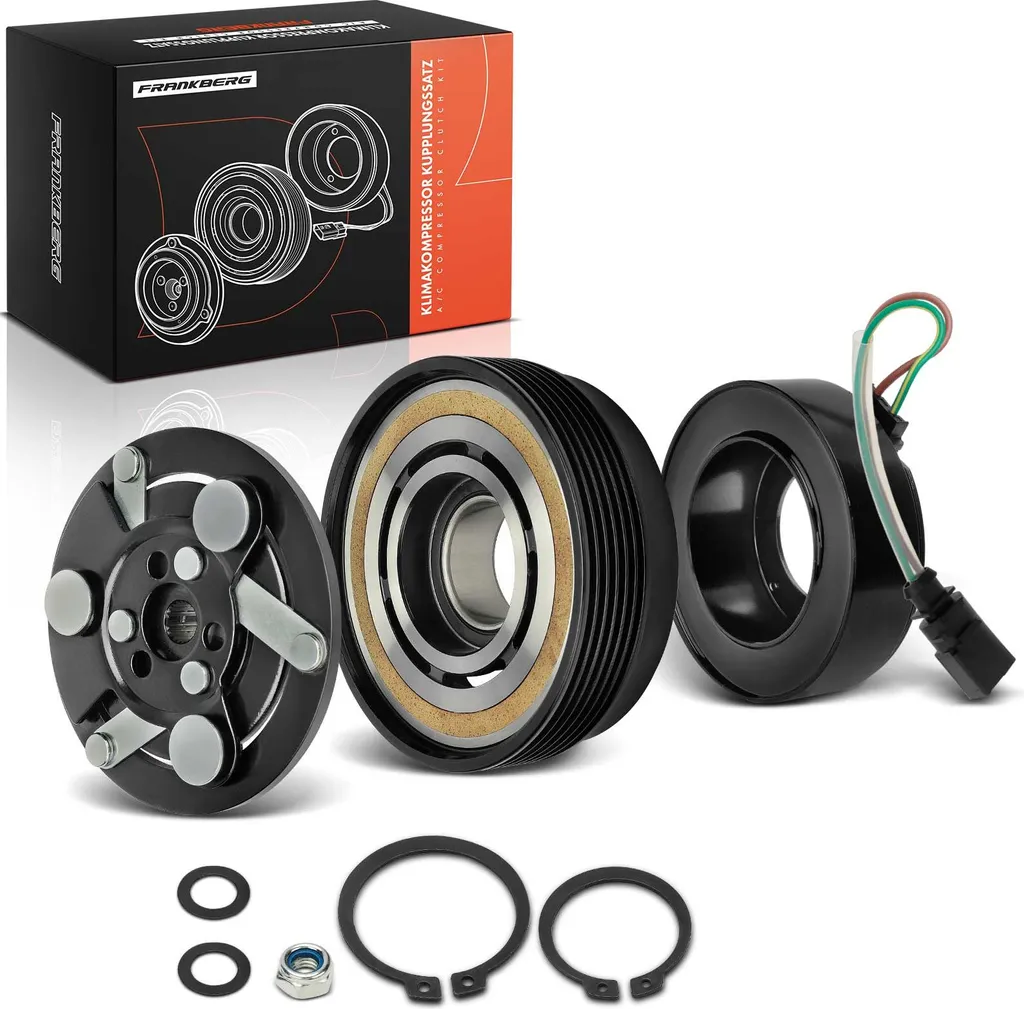 Frankberg Accouplement Magnétique Compresseur Clim pour VW Golf 4 et T5