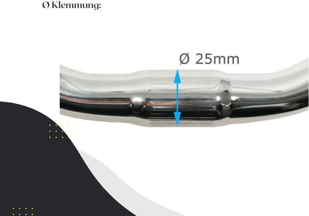 Kierownica rowerowa Bonanza kierownica rowerowa chopper Zdjęcie produktu 
