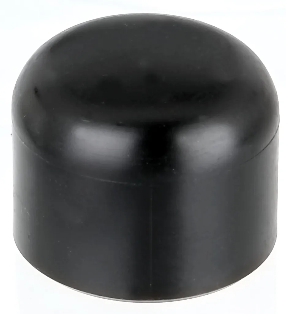 Alberts 821579 Capuchon de poteau rond Ø 38 mm en plastique noir x20