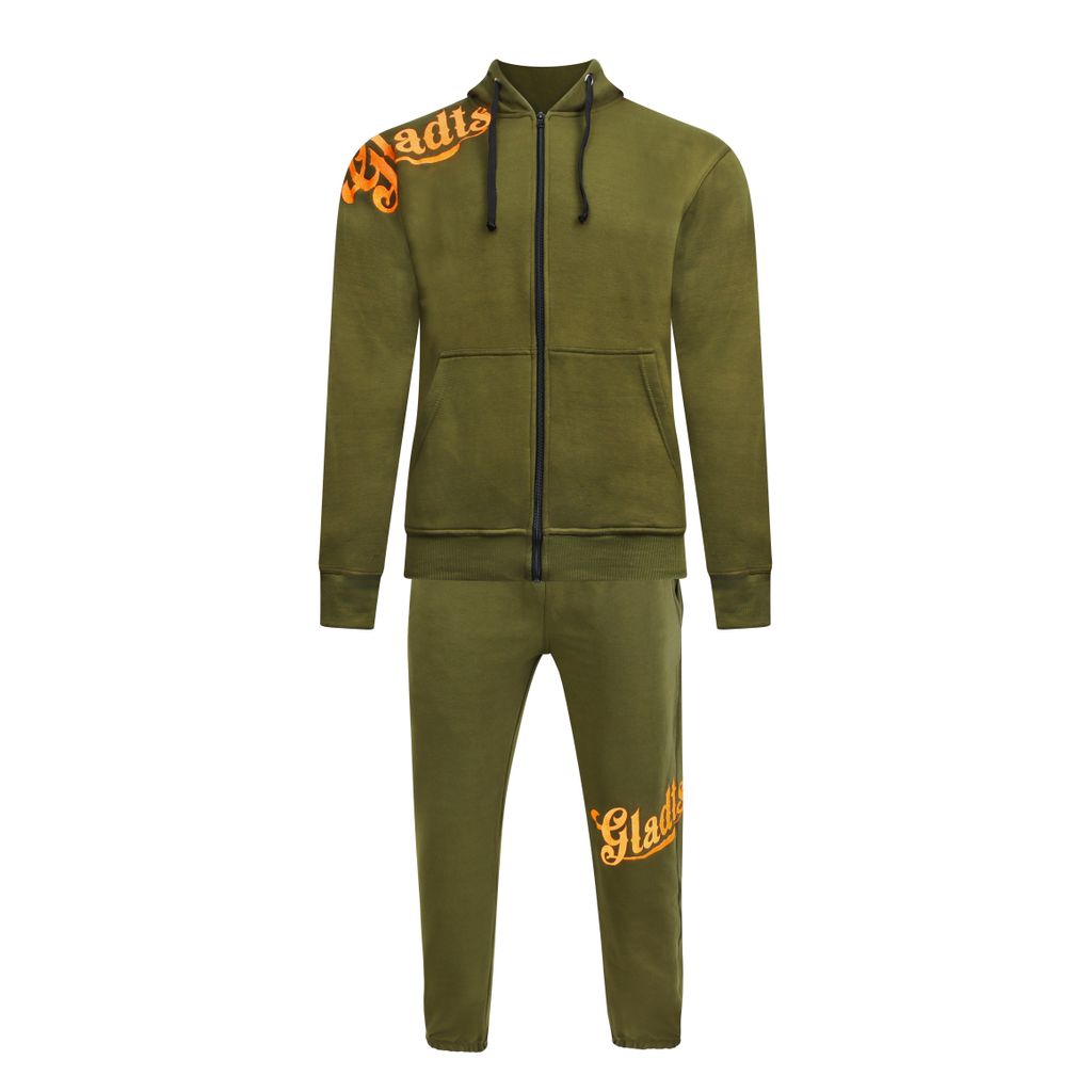 Gladts Jogginganzug – Armeegrün – Größe L – Robuster & sportlicher Sportanzug für Herren & Damen