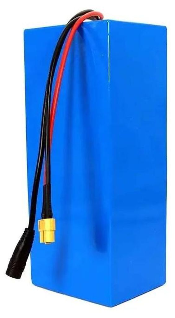 48V 30Ah Lithium-Ionen-Akku - Akku für E-Bike/E-Scooter - 13S 21700 Zellen - Mit BMS-Schutz - Anderson-Stecker - 285×142×75 mm