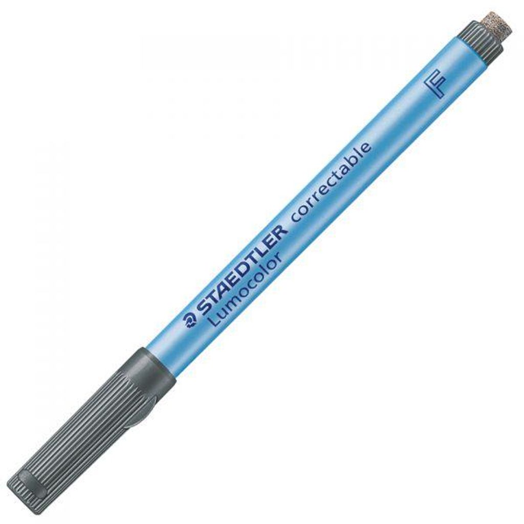 STAEDTLER Lumocolor correctable 305 F, trocken abwischbarer Stift, schwarz