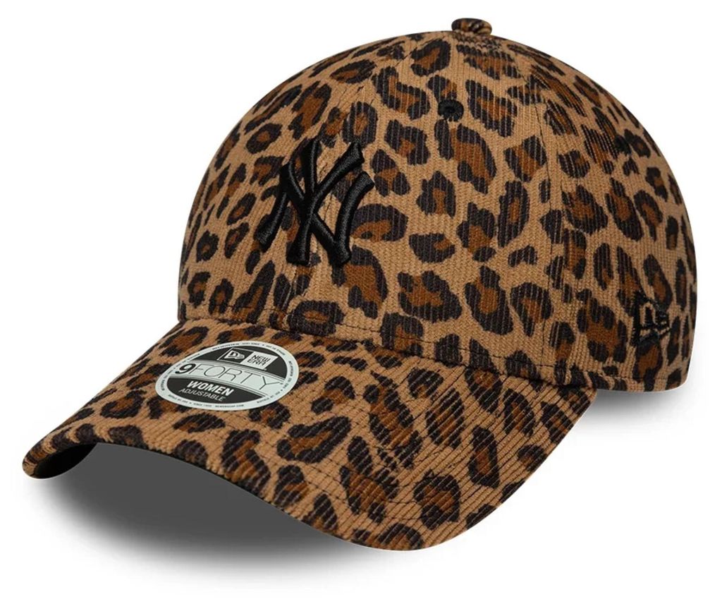 Polo della marca New Era, modello Wmns Leopard Cord 9forty, Immagine del prodotto 