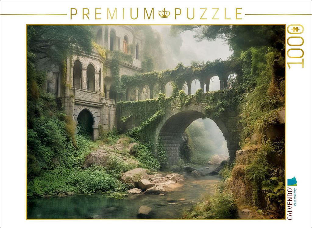 CALVENDO Puzzle Ein Motiv aus dem Kalender Im Reich der Elben | 1000 Teile Lege-Größe 64x48cm Foto-Puzzle für glückliche Stunden