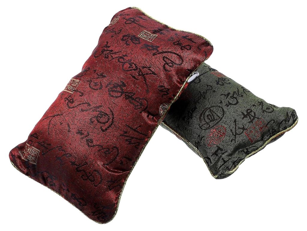 Traditionelles Pulskissen aus Baumwolle 20X13X4 cm 2 Stück für Pulsdiagnose und medizinische Handgelenkstütze im Krankenhaus zufälliger Stil