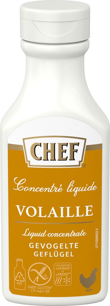 Koncentrovaný drůbeží vývar CHEF je vhodný do polévek a Obrázek produktu 