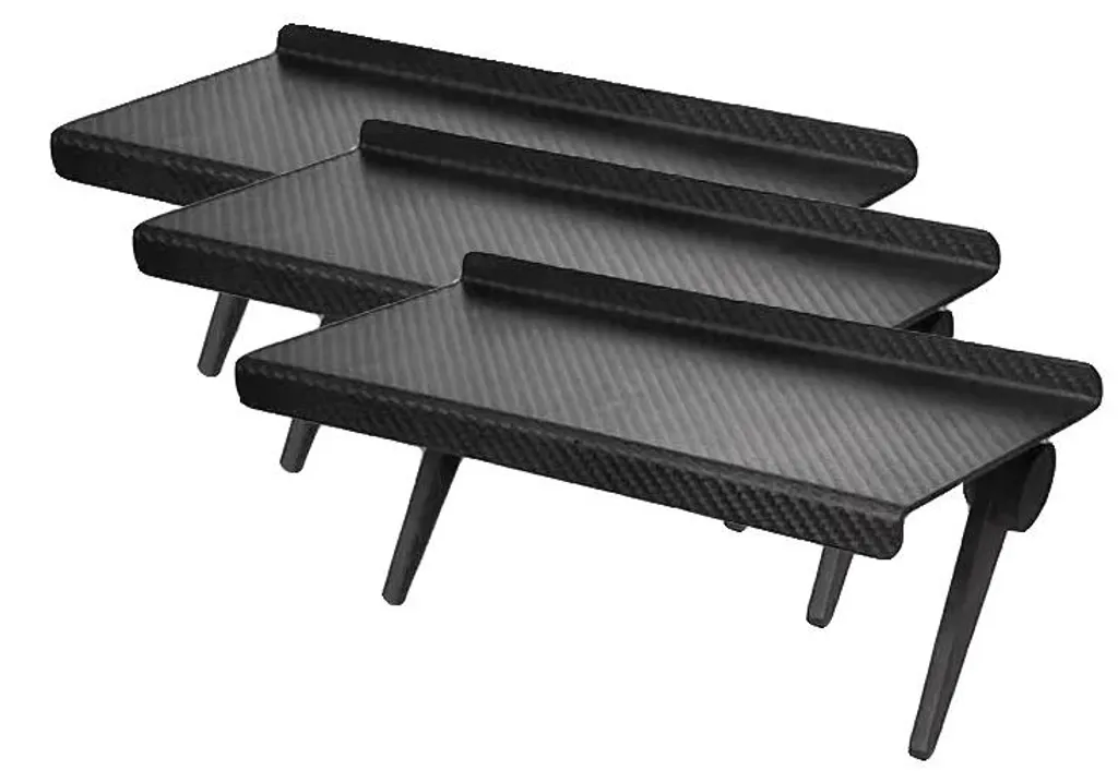 Étagère de rangement multifonctionnelle et robuste en métal noir