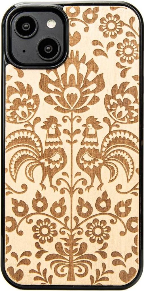 Bewood Holzhülle für iPhone 14 Plus POLISH FOLK ANIEGRE