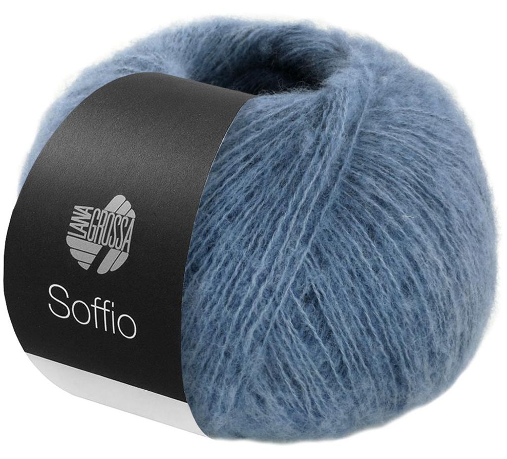 Lana Grossa - Soffio 0012 taubenblau Produktbild 