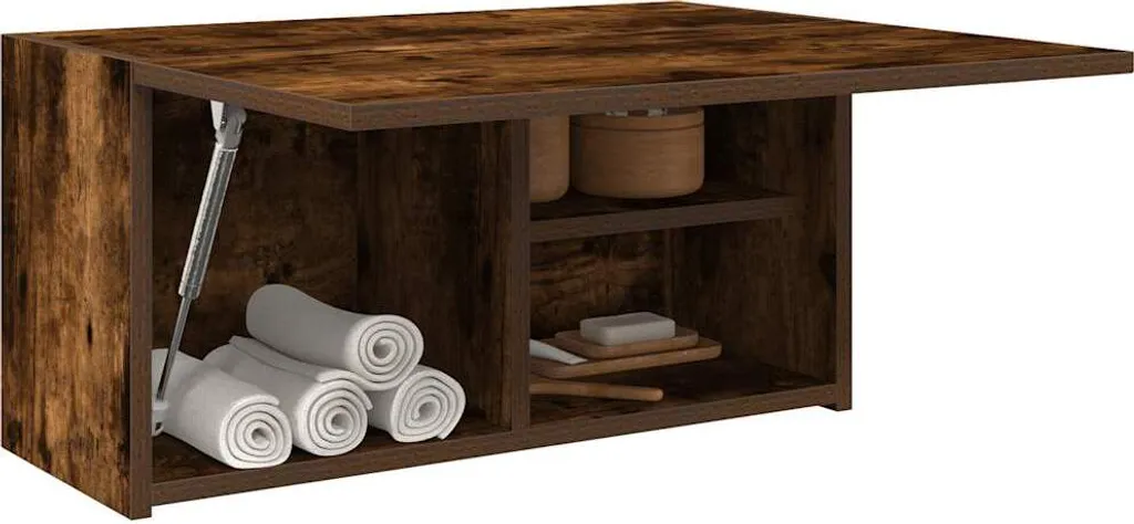 Mobile Bagno Sospeso Rovere Fumé 60cm | Design Moderno Hommie 1pacco
