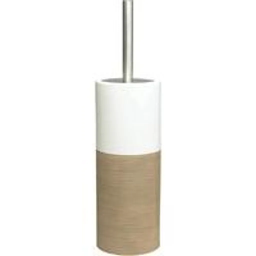 Brosse WC porcelaine sable 10x38 cm : fini la rouille et le plastique