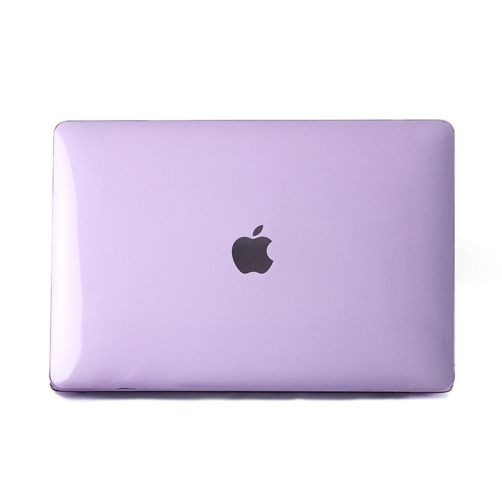 Schutzhülle für Apple MacBook Air 13.6" (2025-2022) M3 M2 2-Teilig Hartcase Schutz Etui Tasche Hülle Modell A3240 A3113 A2681 - Lila