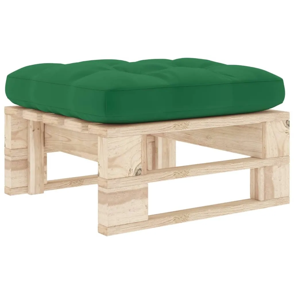 Siège de jardin en bois pour meuble palette extérieur 60x60x25 cm