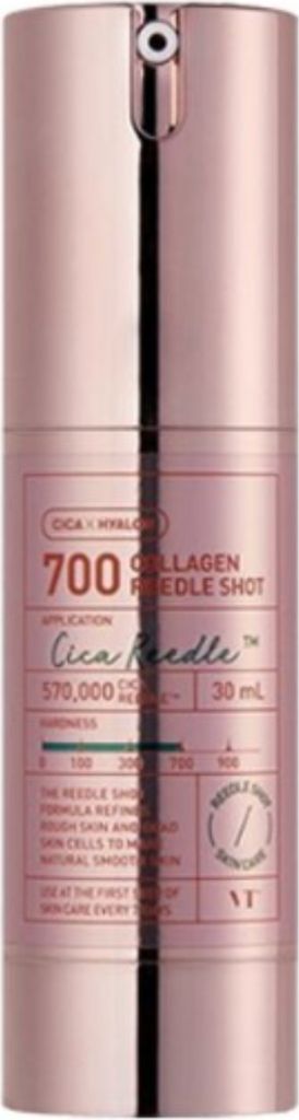 VT Cosmetics Collagen Reedle Shot 700 - Gesichtsbooster mit Cica Reedle – Mikronadel-inspirierte Intensivpflege – 30 ml