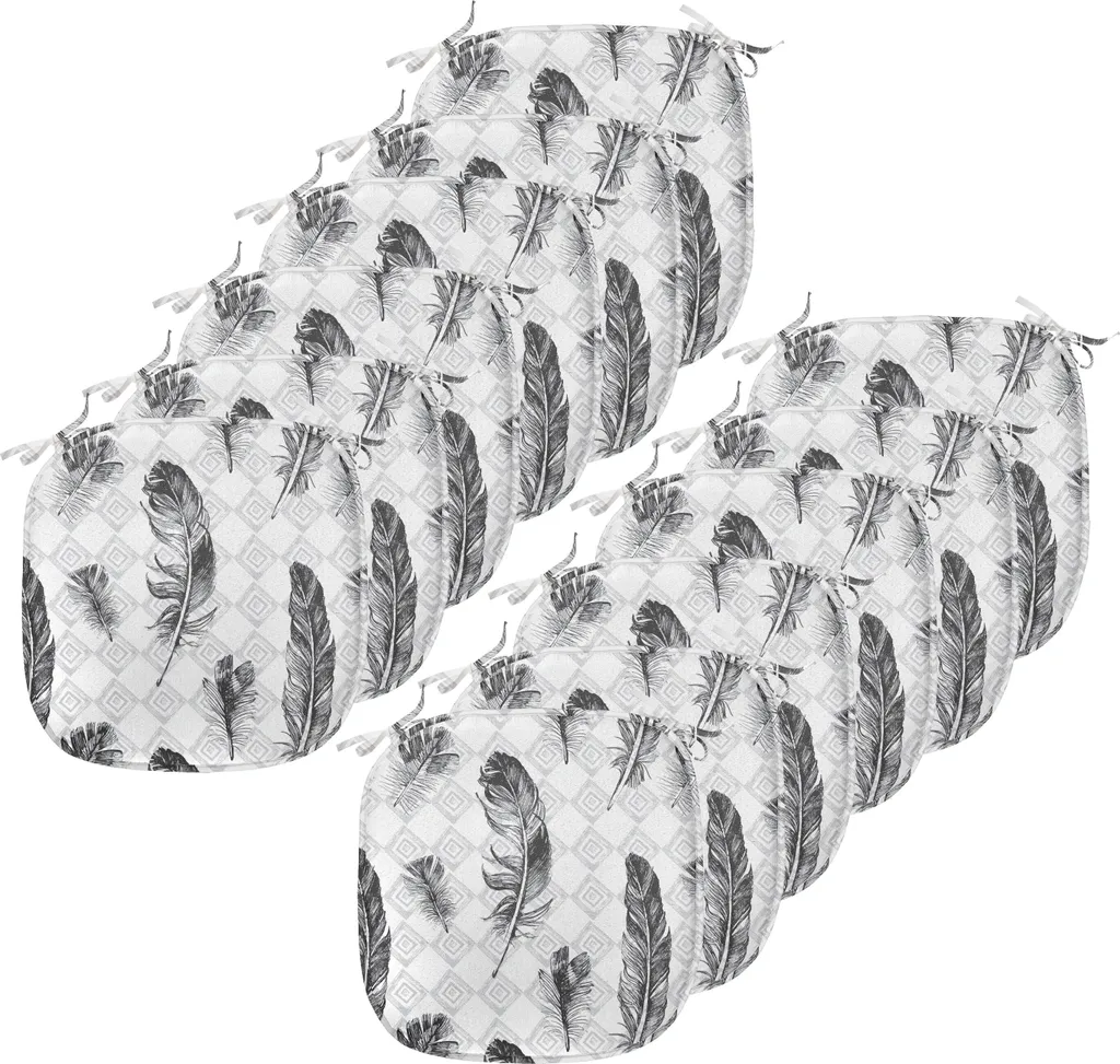 Set 12 Cuscini Decorativi 40x40 ABAKUHAUS - Mosaico Moderno Grigio