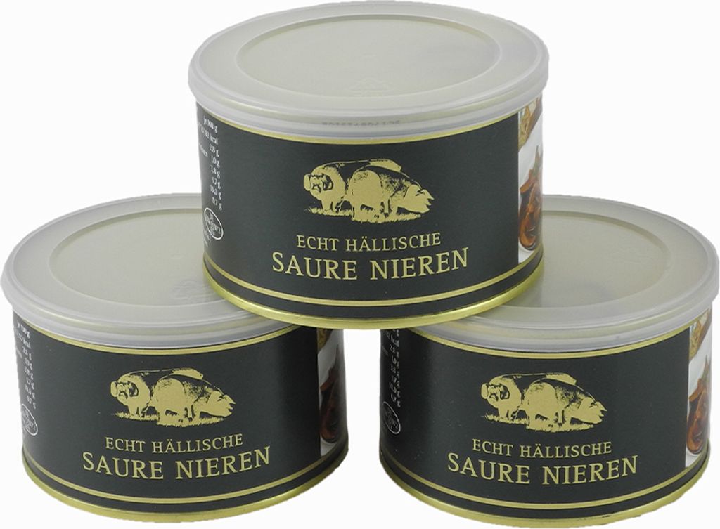 Echt Hällische Saure Nieren von der BESH 3er Pack (3 Dosen Produktbild 