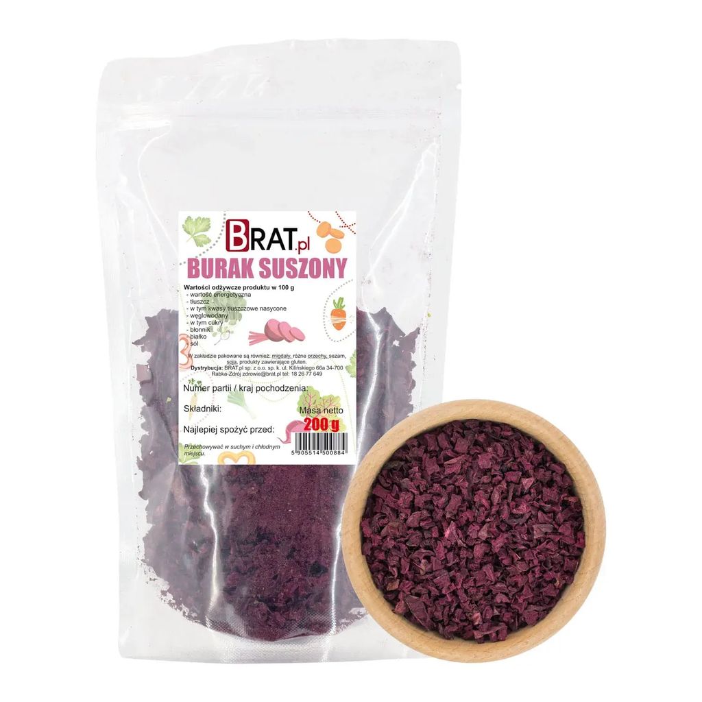 Sušená červená repa 200g Brat.pl Obrázok produktu 