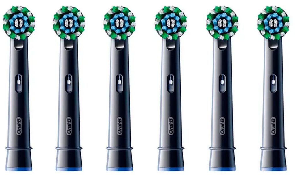 Braun Oral-B Aufsteckbürsten Pro CrossAction Schwarz 6er Produktbild 