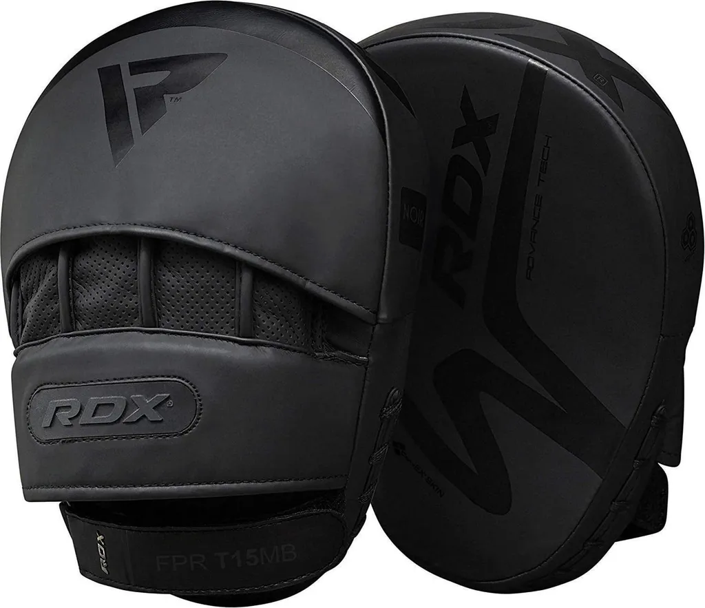 Pattes d'ours RDX Sports T15 Noir de boxe pour entraînement de frappe