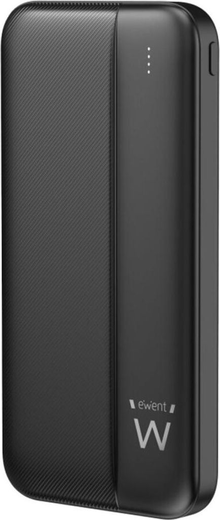 Ewent EW1161, 10000 mAh, Lithium Polymer (LiPo), 22,5 W, Schwarz