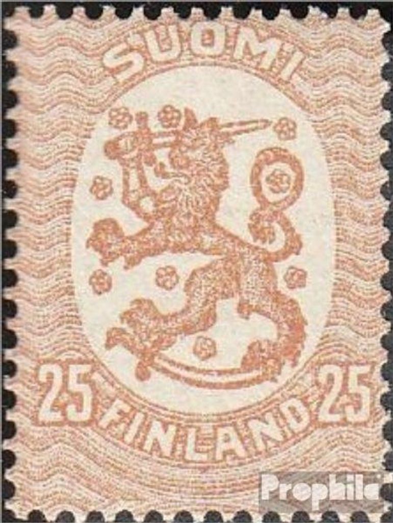 Briefmarken Finnland 1917 Mi 77A postfrisch Freimarken: Produktbild 