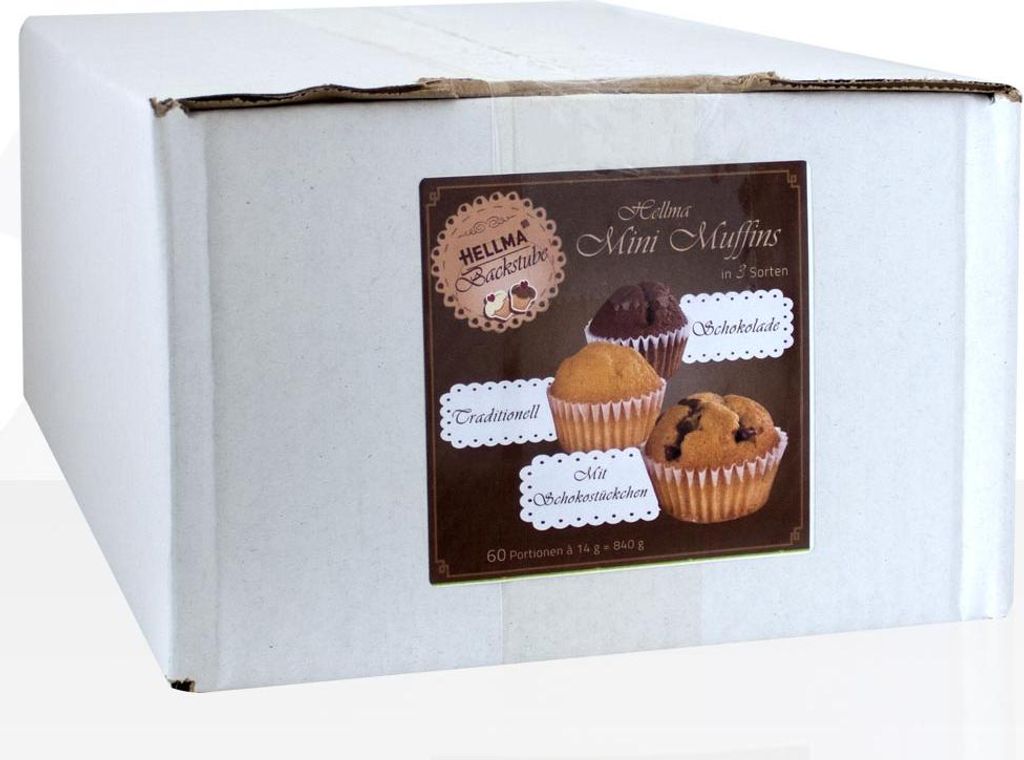 HELLMA 60114800 Mini muffin, in confezione da cestino Immagine del prodotto 