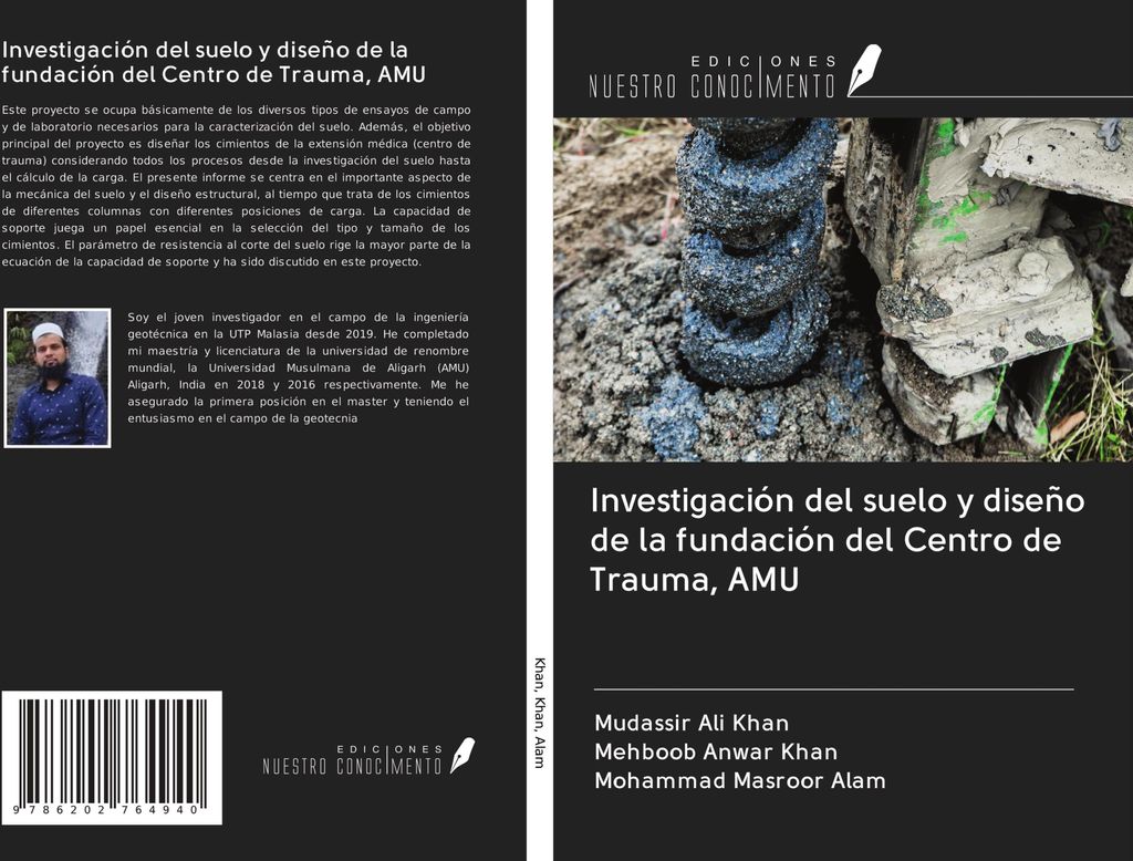 Investigación del suelo y diseño de la fundación del Centro de Trauma, AMU