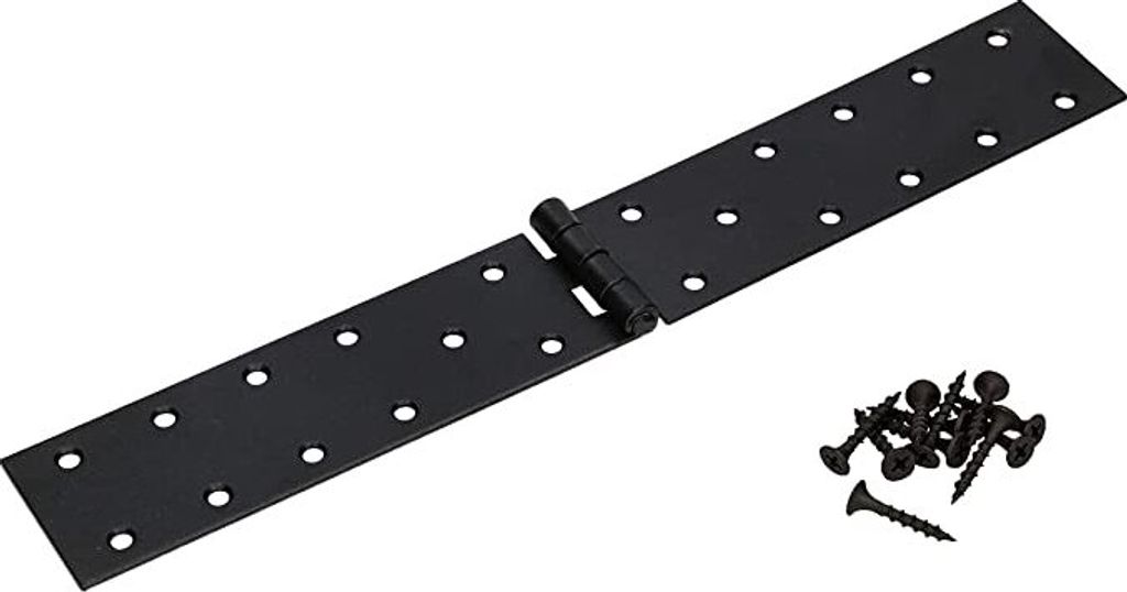 KOTARBAU® Cerniera per casse 300x45 mm laminata nera Immagine del prodotto 
