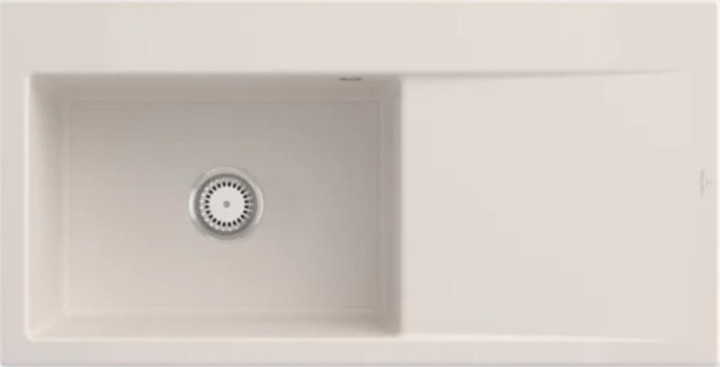 Villeroy & Boch Keramikspüle 336201KR, Subway Style 60 Einbauspüle - inkl.