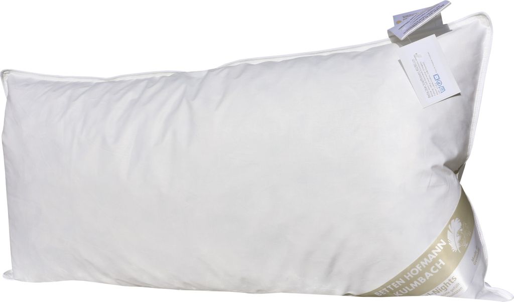 Bella Star Kopfkissen 40x80 Federkissen Kissen 20% Daunen 500 g strapazierfähig